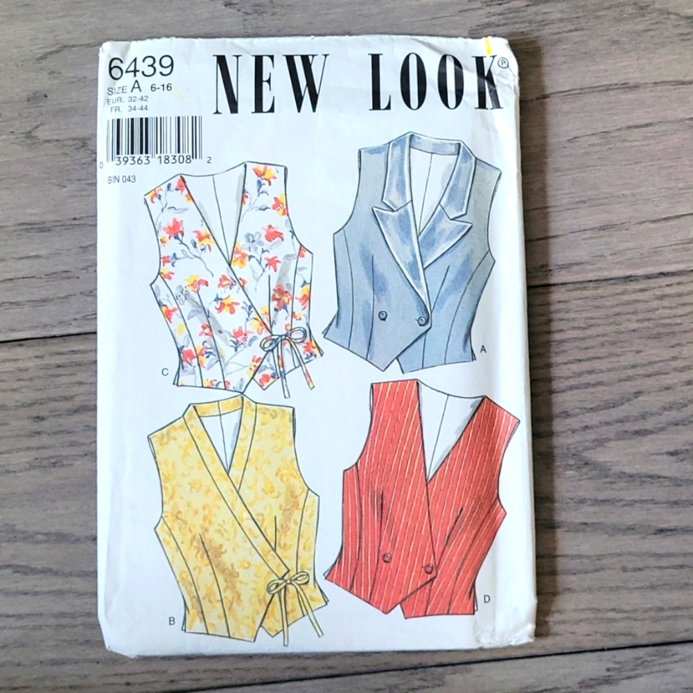 3/$20 uncut sewing pattern